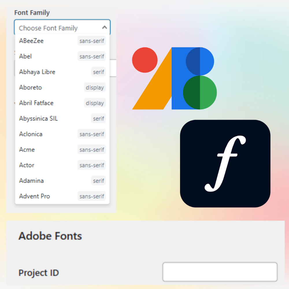 Google Fonts ready
